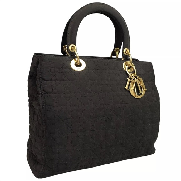 RARE Style Lady Dior Double Zip Cannage Bag - Picture 4 of 15